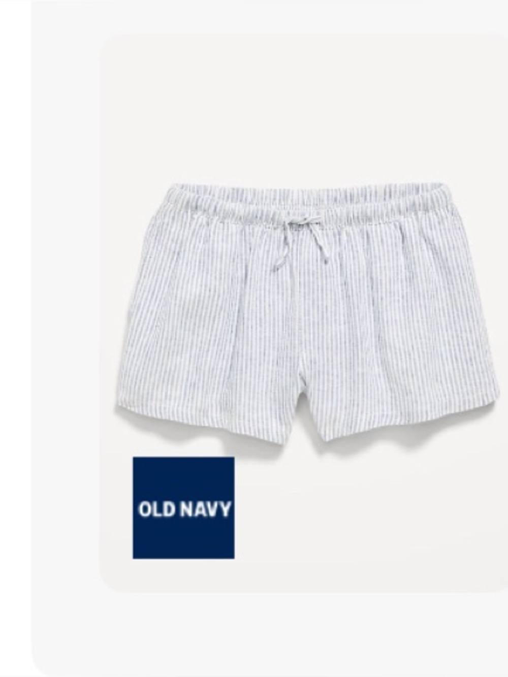 Old navy linen shorts NWT